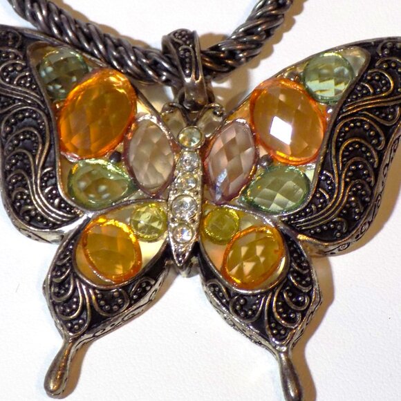 New Lot 4 Chico's Necklace & Earrings Bundle.  Boho Statement Earth-Tones - Picture 3 of 13